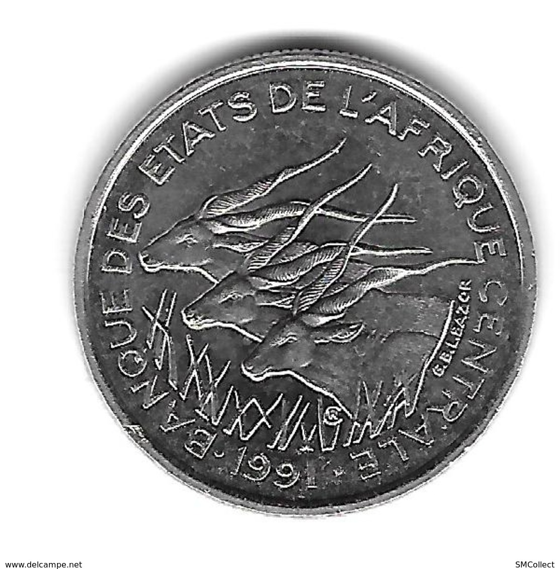 Etats De L'Afrique Centrale. 50 Francs 1991 Lettre A (Tchad) - (1296) - Tchad