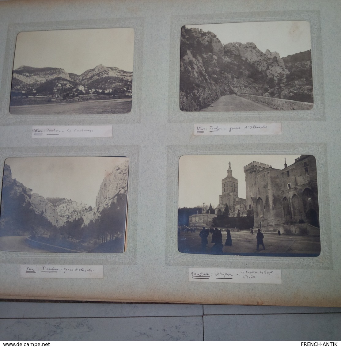 ALBUM PHOTO DE VOYAGE PARIS ARIEGE AUDE AVEYRON GARD TARN TUNISIE ALGERIE ESPAGNE