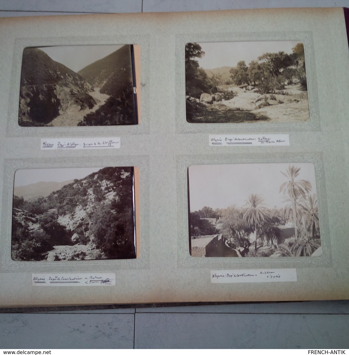 ALBUM PHOTO DE VOYAGE PARIS ARIEGE AUDE AVEYRON GARD TARN TUNISIE ALGERIE ESPAGNE