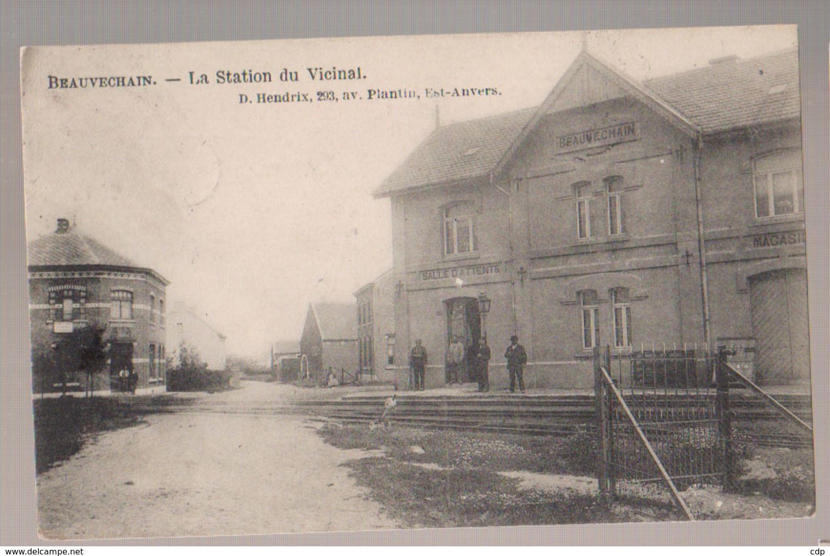 Cpa Beauvechain  Gare   1911 - Beauvechain