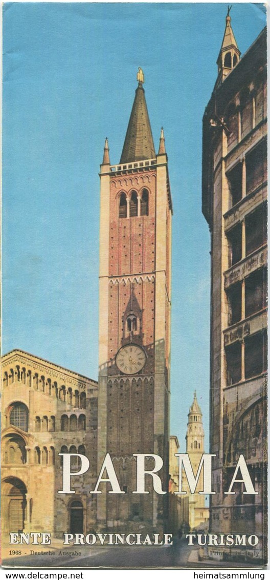 Italien - Parma 1968 - Faltblatt Mit 25 Abbildungen - Dépliants Turistici