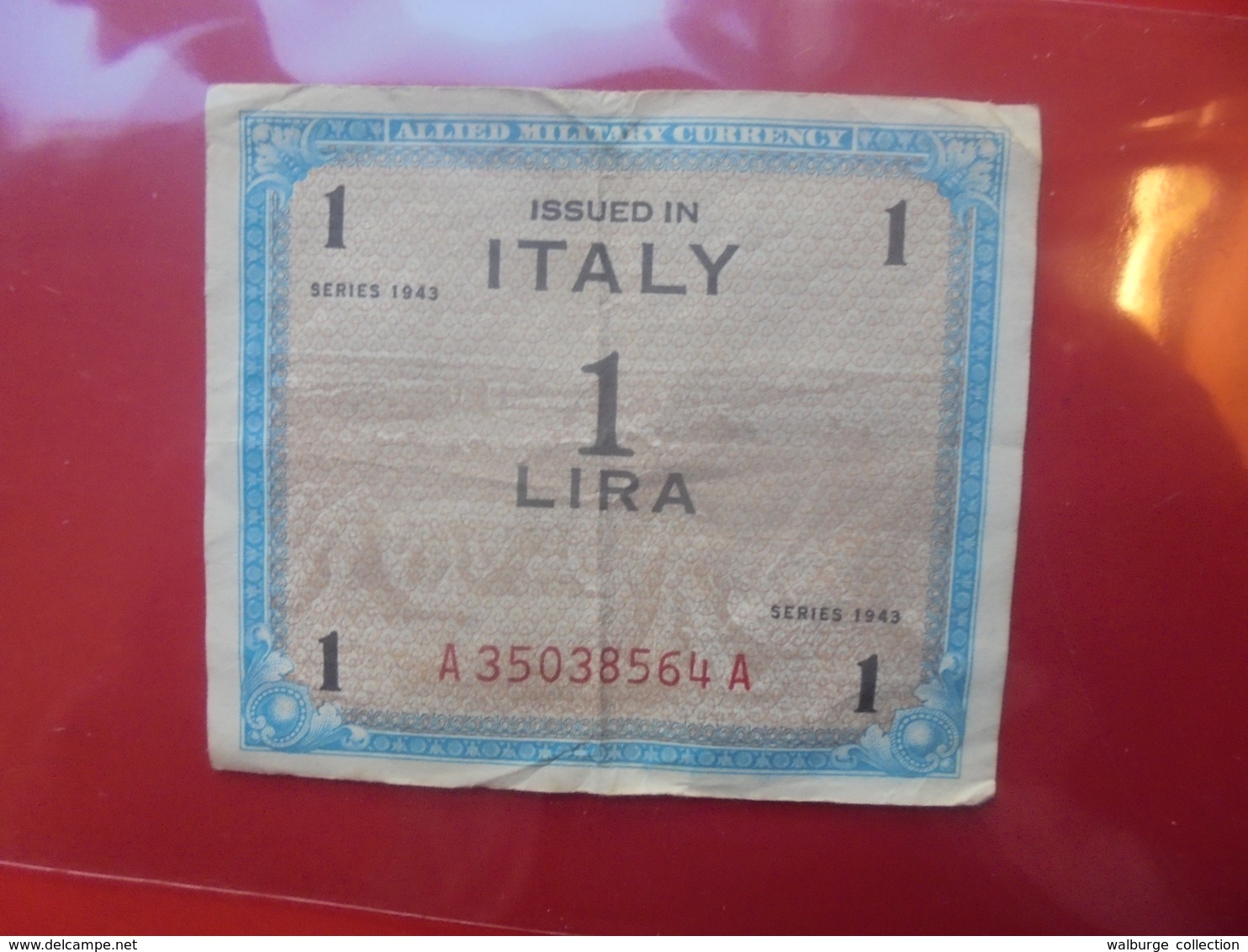 ITALIE 1 LIRA 1943 CIRCULER (B.5) - Occupation Alliés Seconde Guerre Mondiale