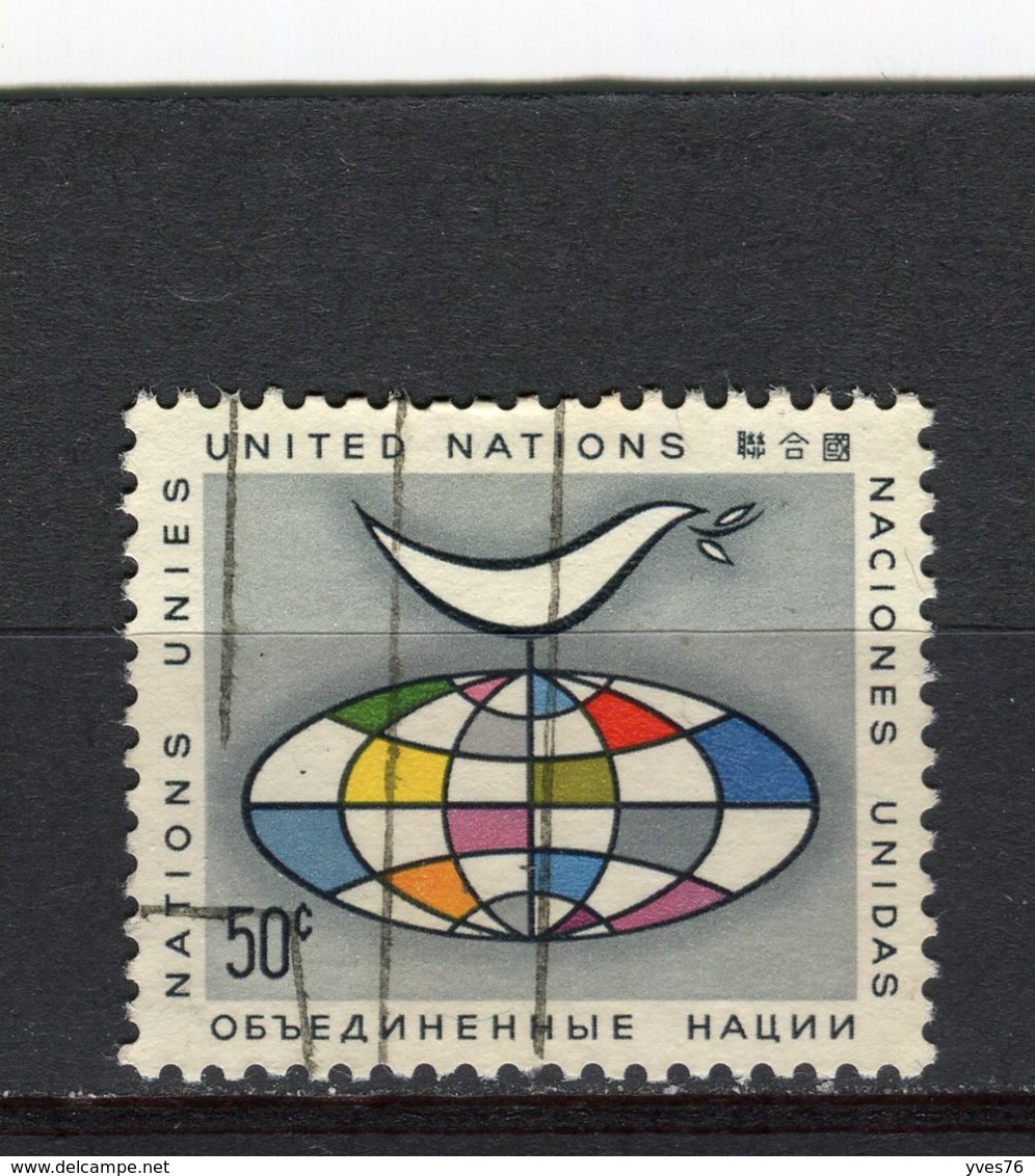 NATIONS UNIES - Office De New-York - Y&T N° 124° - Usados