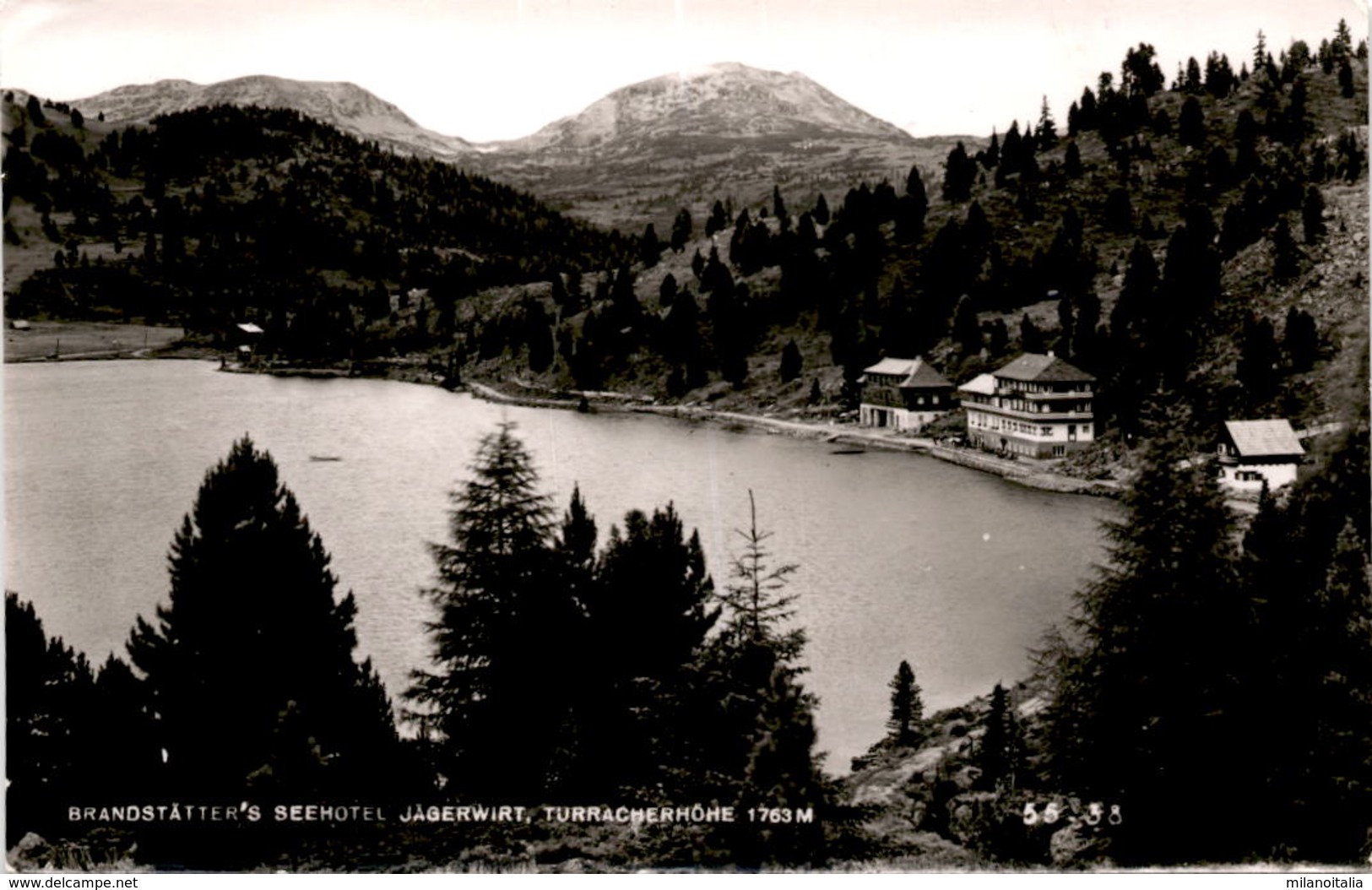 Brandstätter's Seehotel Jägerwirt, Turracherhöhe 1763 M (55-38) * 19. 8. 1955 - Sonstige & Ohne Zuordnung