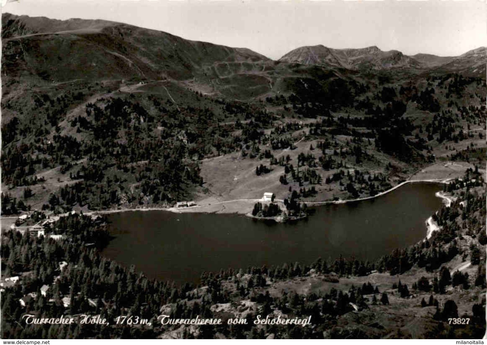 Turracher Höhe 1763 M, Turrachersee Vom Schoberriegl (73827) - Sonstige & Ohne Zuordnung