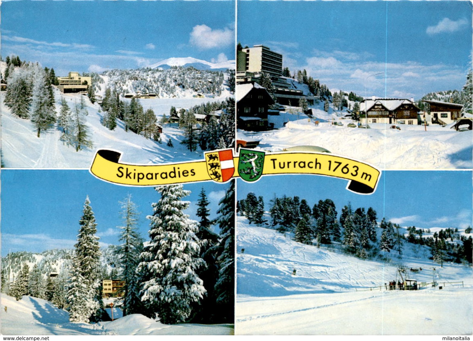 Skiparadies Turrach 1763 M - 4 Bilder * 29. 12. 1976 - Sonstige & Ohne Zuordnung