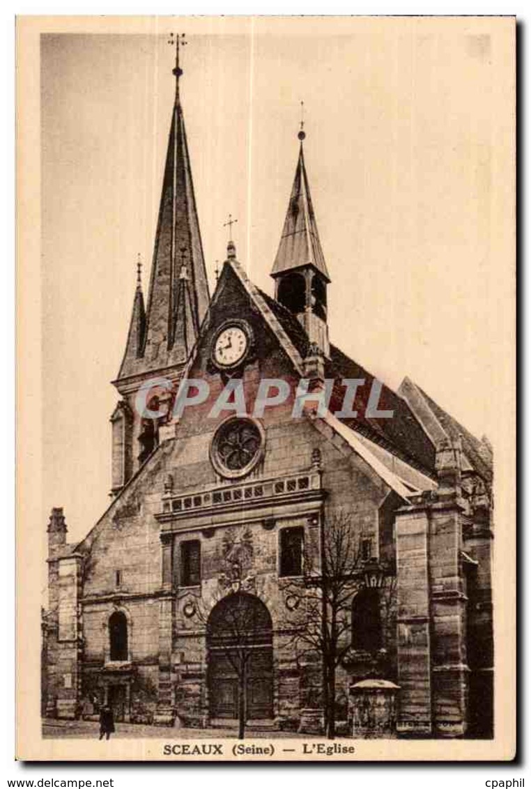 CPA Sceaux (Seine) L Eglise - Sceaux