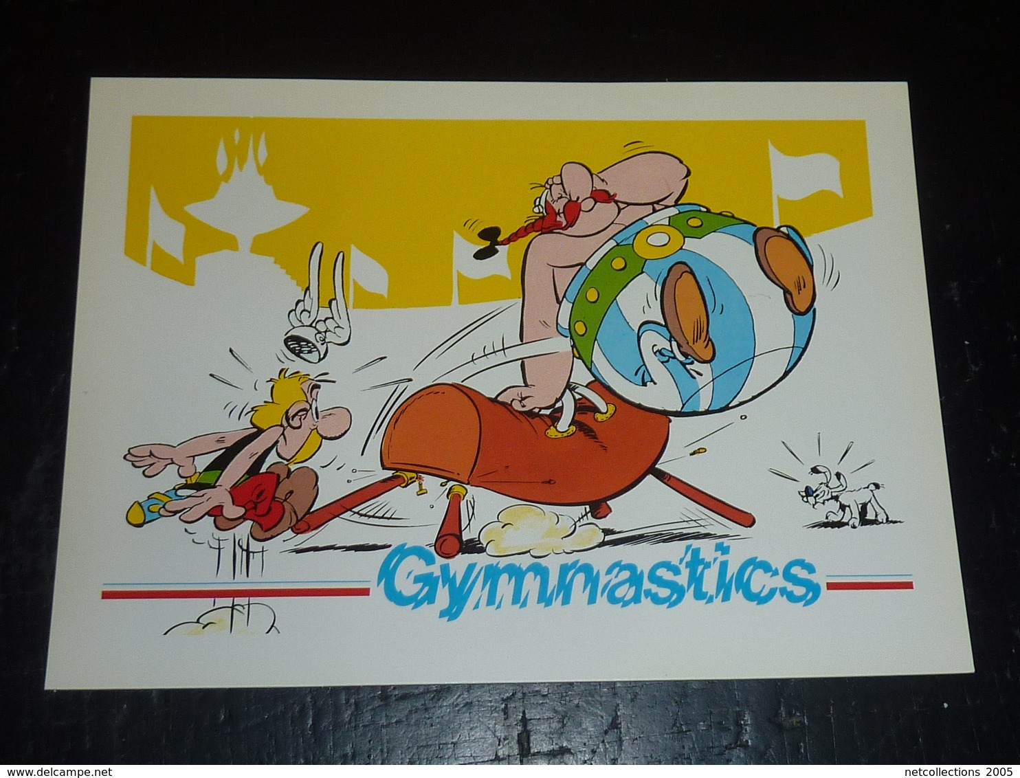 UDERZO GOSCINNY ASTERIX & OBELIX JEUX OLYMPIQUES EN FRANCAIS ANGLAIS LOT DE 28 CARTES POSTALES TOUTES DIFFERENTES (AG)