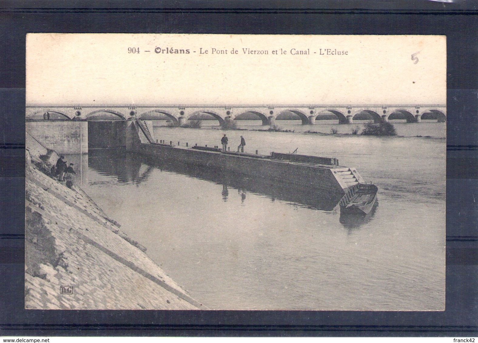 45. Orléans. Le Pont De Vierzon Et Le Canal. L'écluse - Orleans