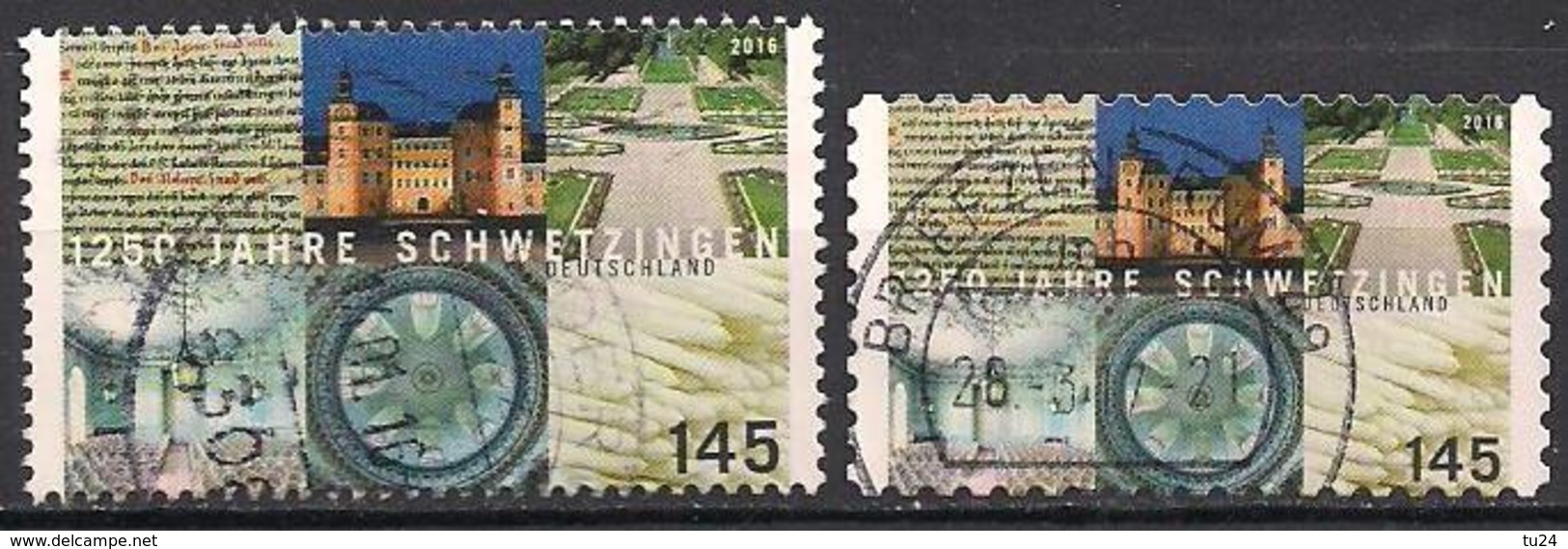 Deutschland  (2016)  Mi.Nr.  3204 + 3221  Gest. / Used  (7gd18) - Usati