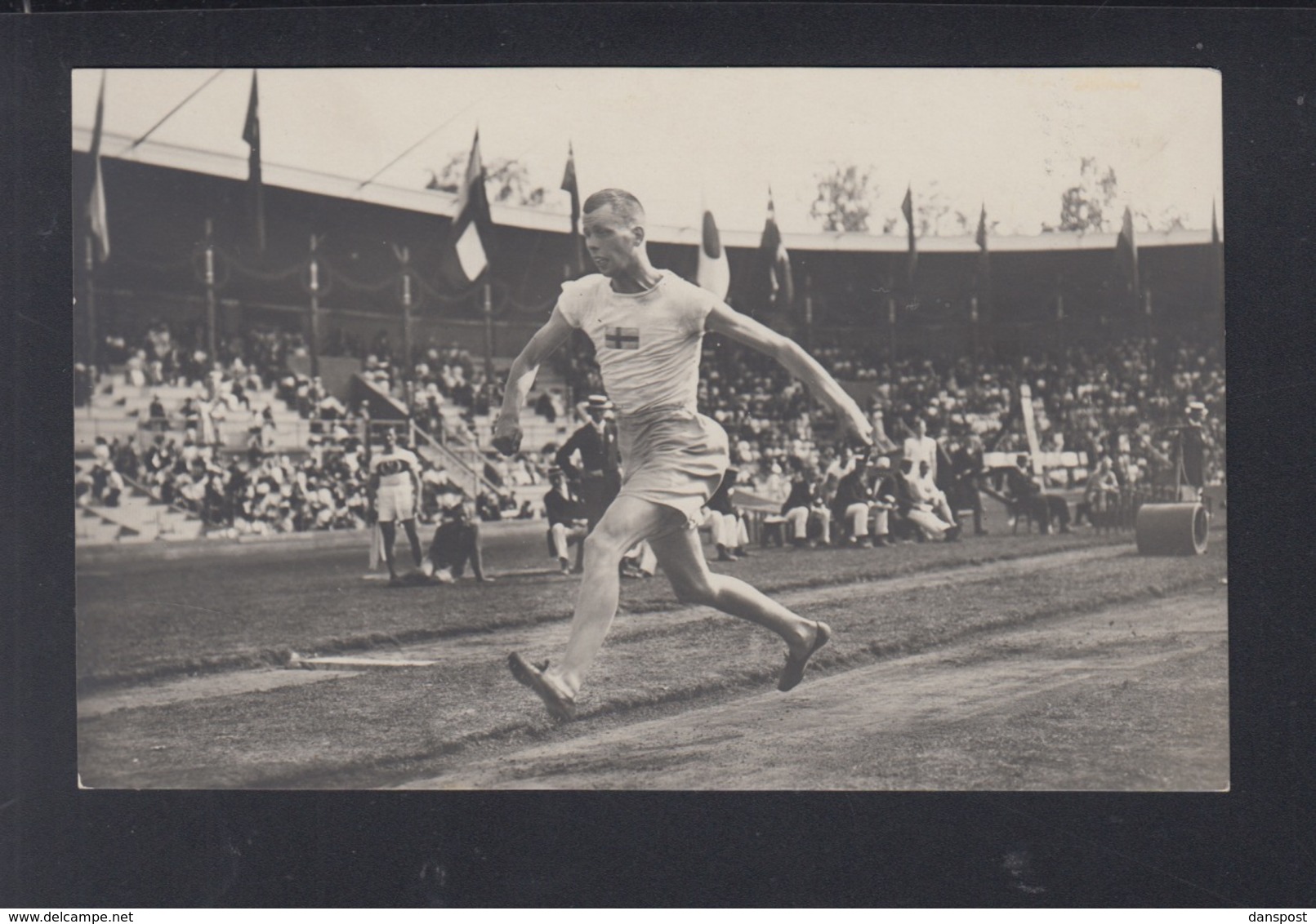 Schweden Olympia Olympic Games 1912 AK Lindblom Hop, Step And Jump - Olympic Games