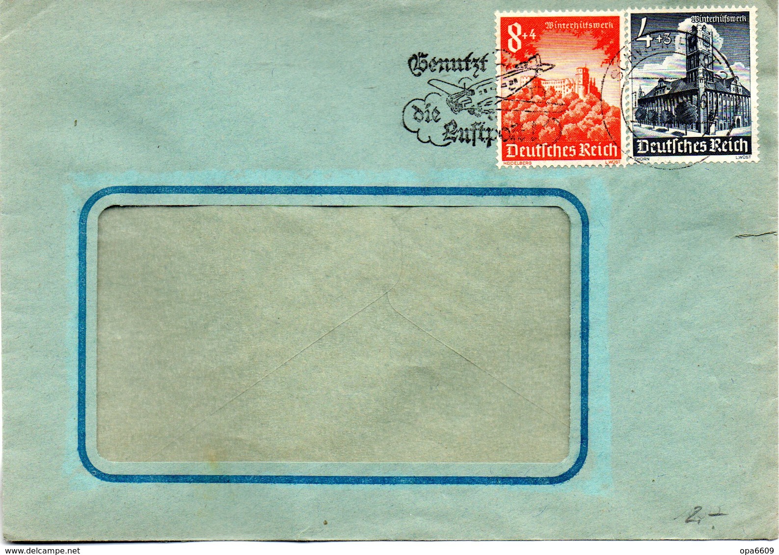 (L) DR Bedarfsbrief  MiF Mi 752,755 MWSt 18.4.1941 SCHWEINFURT "Benutzt Die Luftpost" - Briefe U. Dokumente