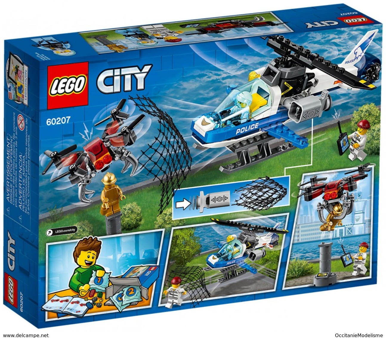 Lego City - LE DRONE ET LA POLICE Réf. 60207 Neuf - Non Classés