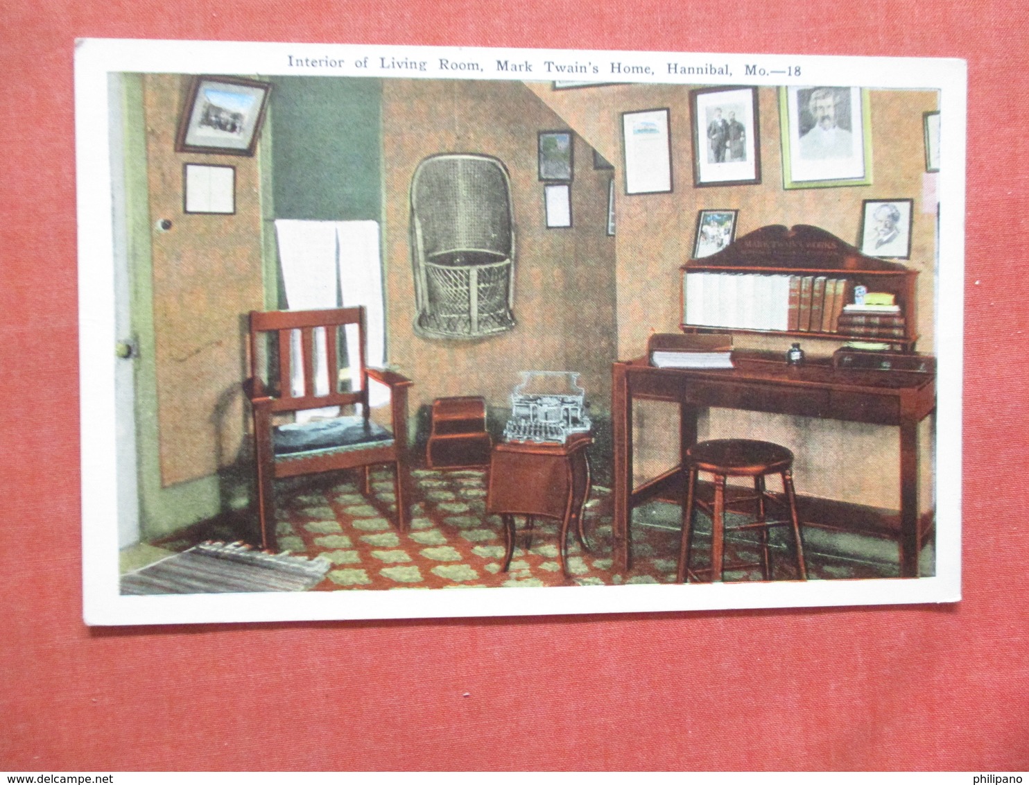 Living Room Mark Twains Home Hannibal Missouri    Ref  3854 - Historical Famous People