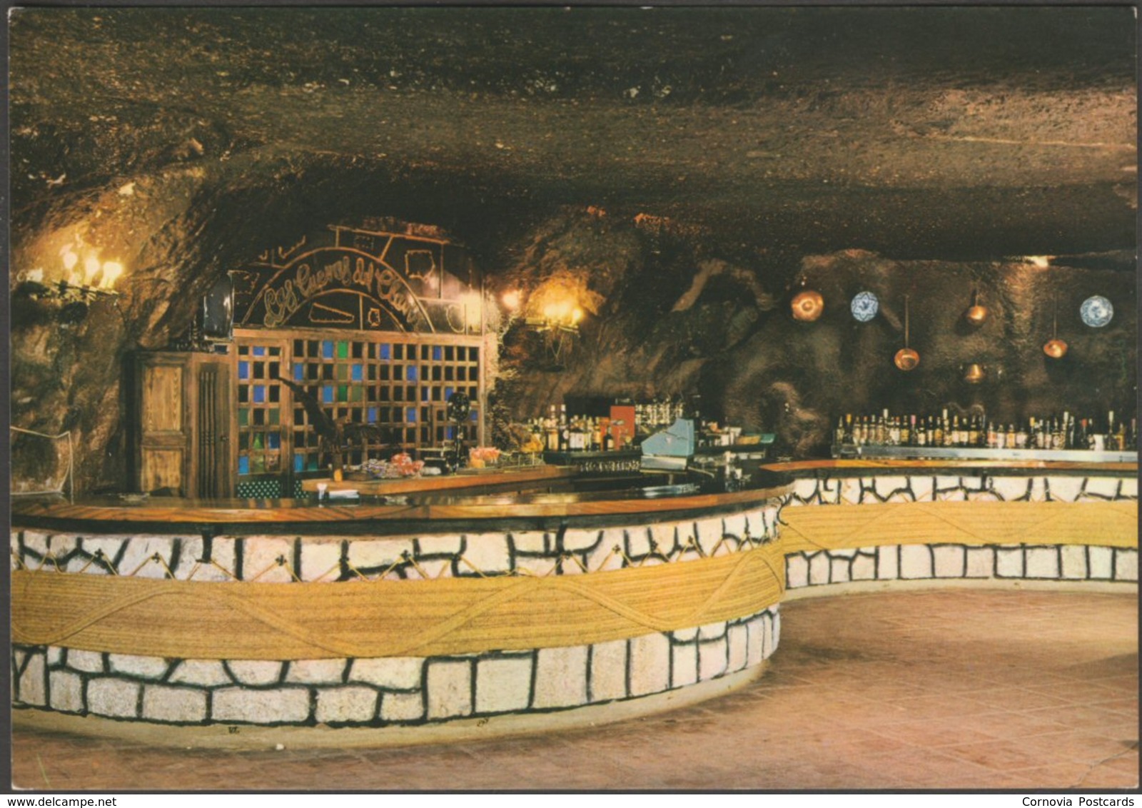 Las Cuevas Cafetería, El Clavin, Guadalajara, C.1960 - Garrabella Tarjeta Postal - Guadalajara