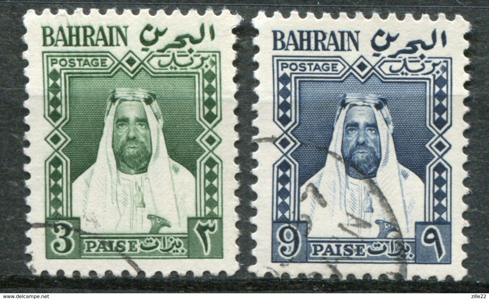 Bahrein Mi# 118 +120 Gestempelt - Bahrein (1965-...)