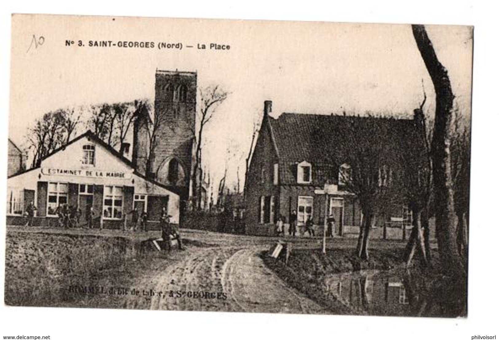 SAINT GEORGES LA PLACE ESTAMINET  TRES ANIMEE - Autres & Non Classés