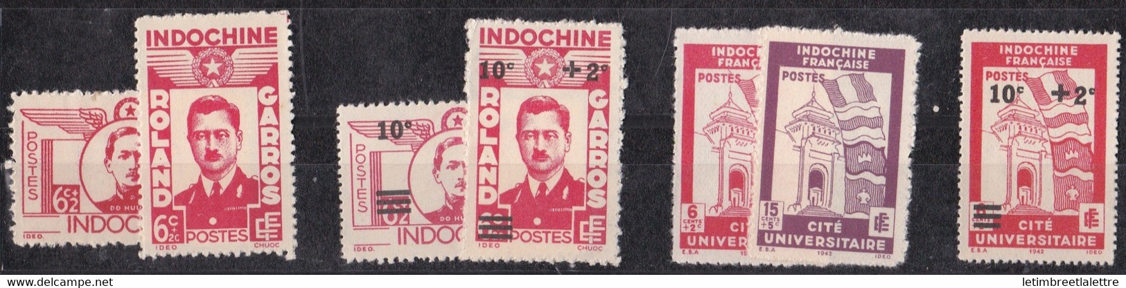 ⭐ Indochine - YT N° 274 à 280 ** - Neuf Sans Charnière - 1943 / 1944 ⭐ - Unused Stamps