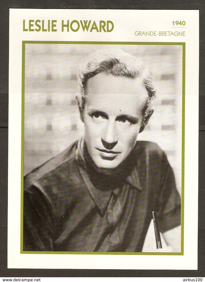 PORTRAIT DE STAR 1940 GRANDE BRETAGNE - ACTEUR LESLIE HOWARD - ENGLAND ACTOR CINEMA FILM PHOTO - Fotos