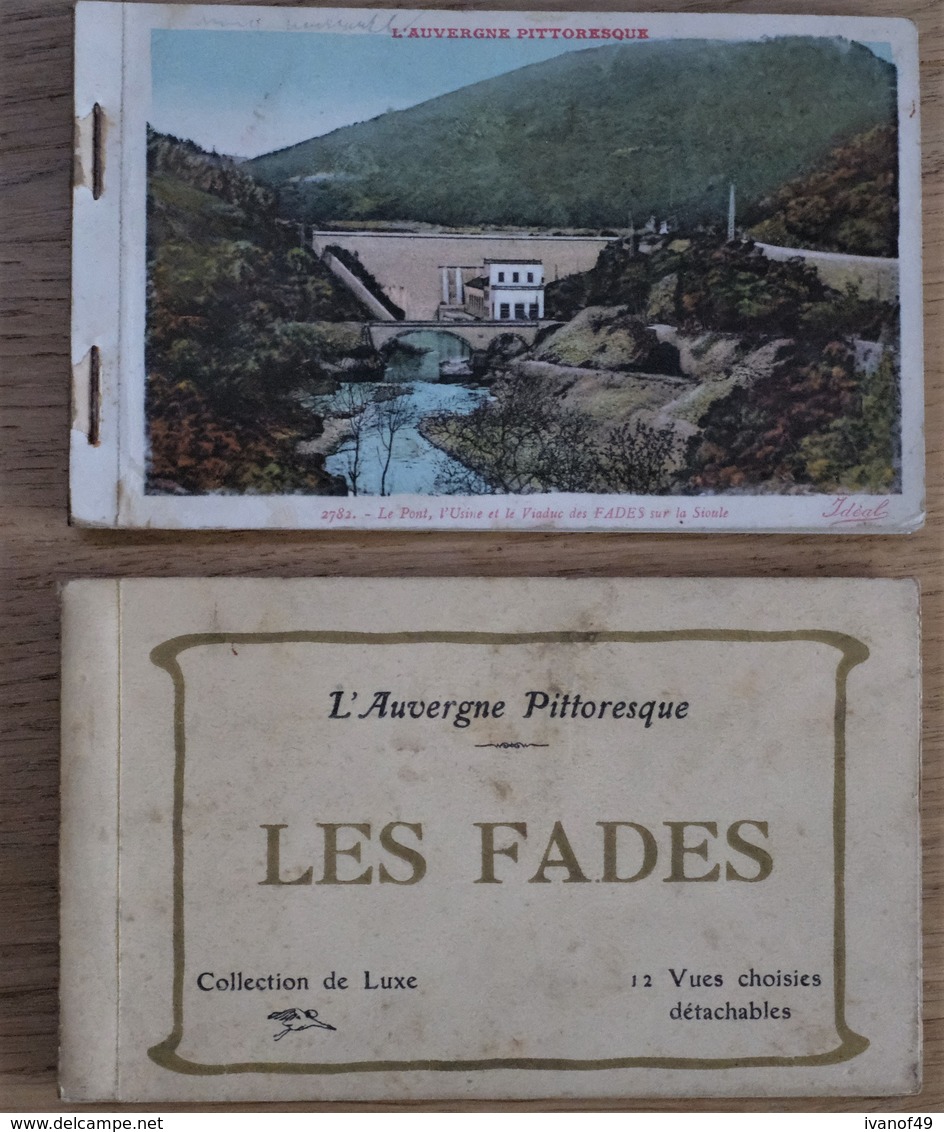 2 Carnets  VIADUC Des FADES - CPA - Dont 1 Carnet En Vues Colorisés - Saint Gervais D'Auvergne
