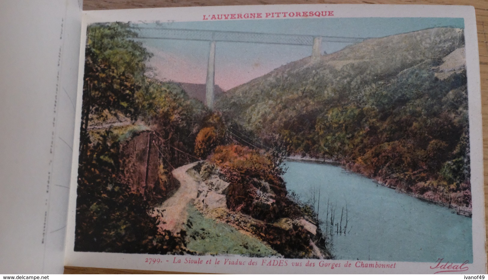 2 Carnets  VIADUC des FADES - CPA - dont 1 carnet en vues colorisés