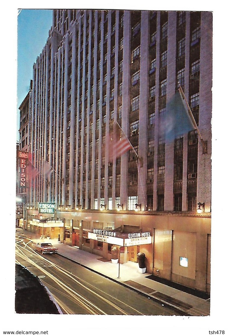 ETATS-UNIS--NEW YORK---BROADWAY---HOTEL EDISON---voir 2 Scans - Broadway