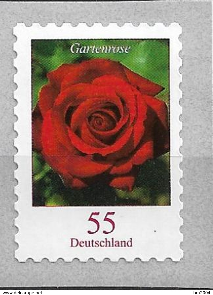 2008 Allm. Fed. Deutschland  Mi.2675 R **MNH Nr. 235  Blumen: Gartenrose (Rosa Remontana) - Unused Stamps