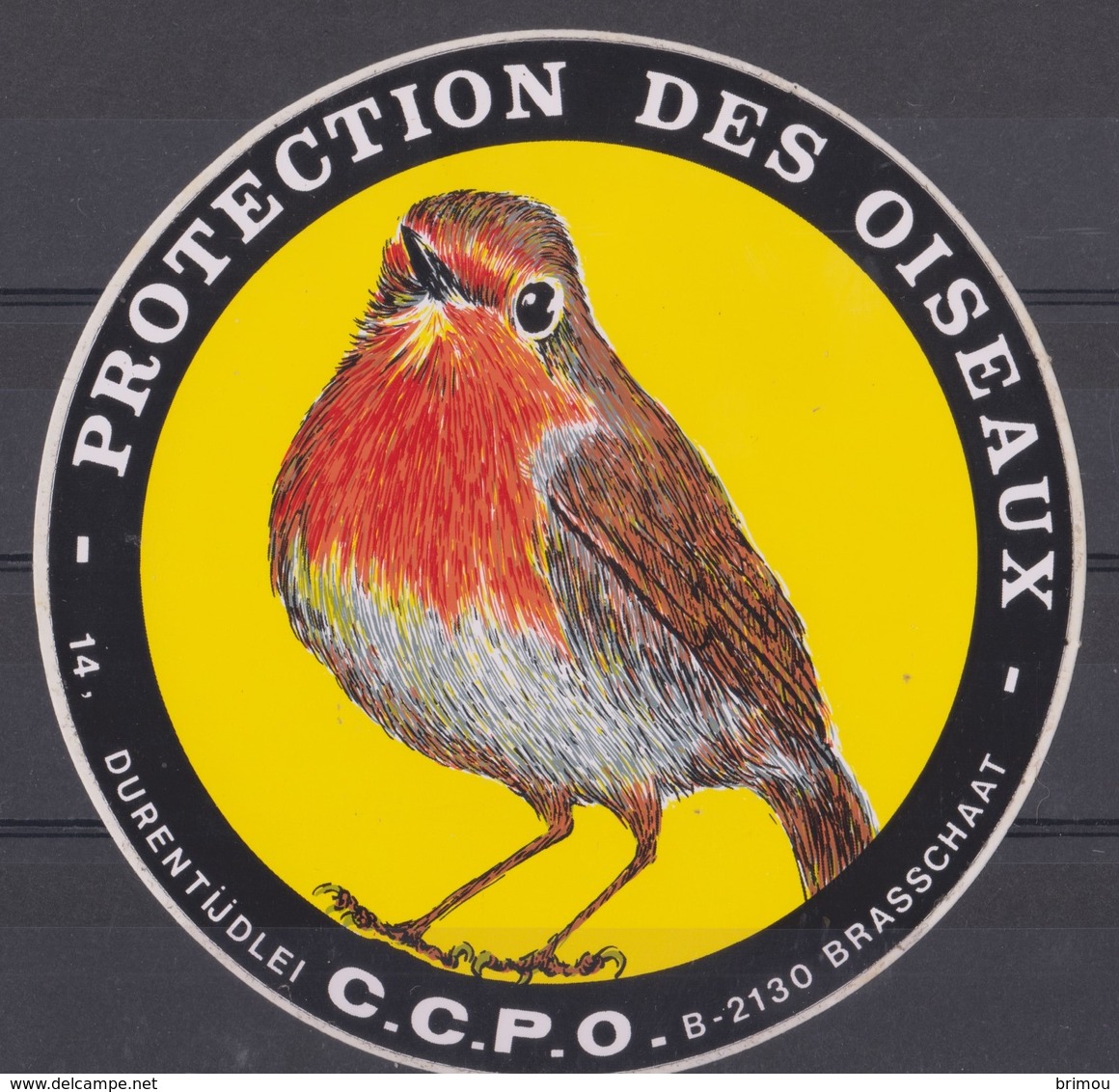 Autocollant Protection Des Oiseaux Brasschaat. - Stickers