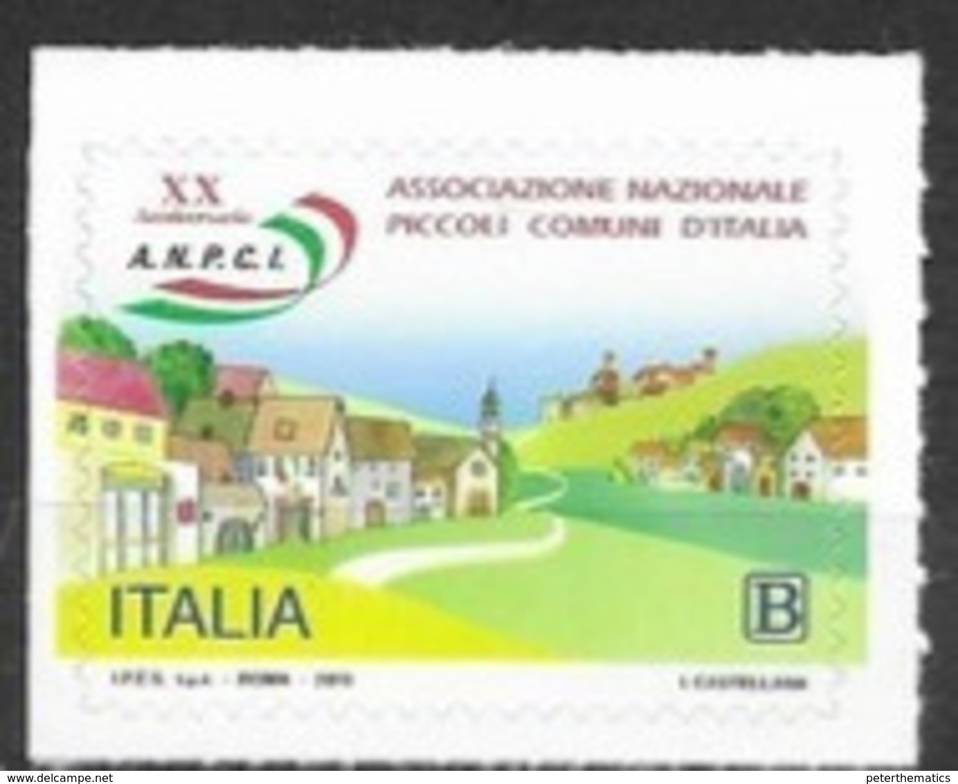 ITALY, 2019, MNH, NATIONAL ASSOCIATION OF SMALL COMMUNITIES, VILLAGES,  1v - Unclassified