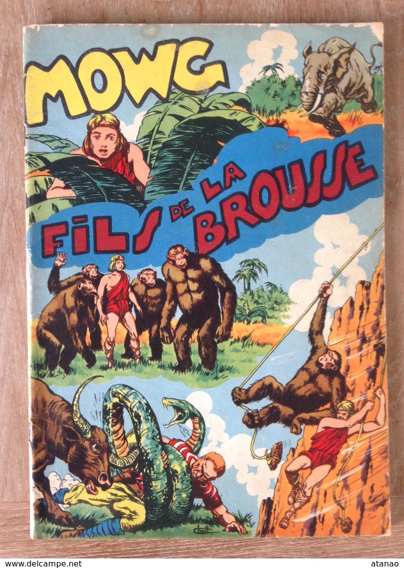 Mowg Fils De La Brousse BD De Choll Aux éditions Sirec Liège 1075/3 - Andere & Zonder Classificatie