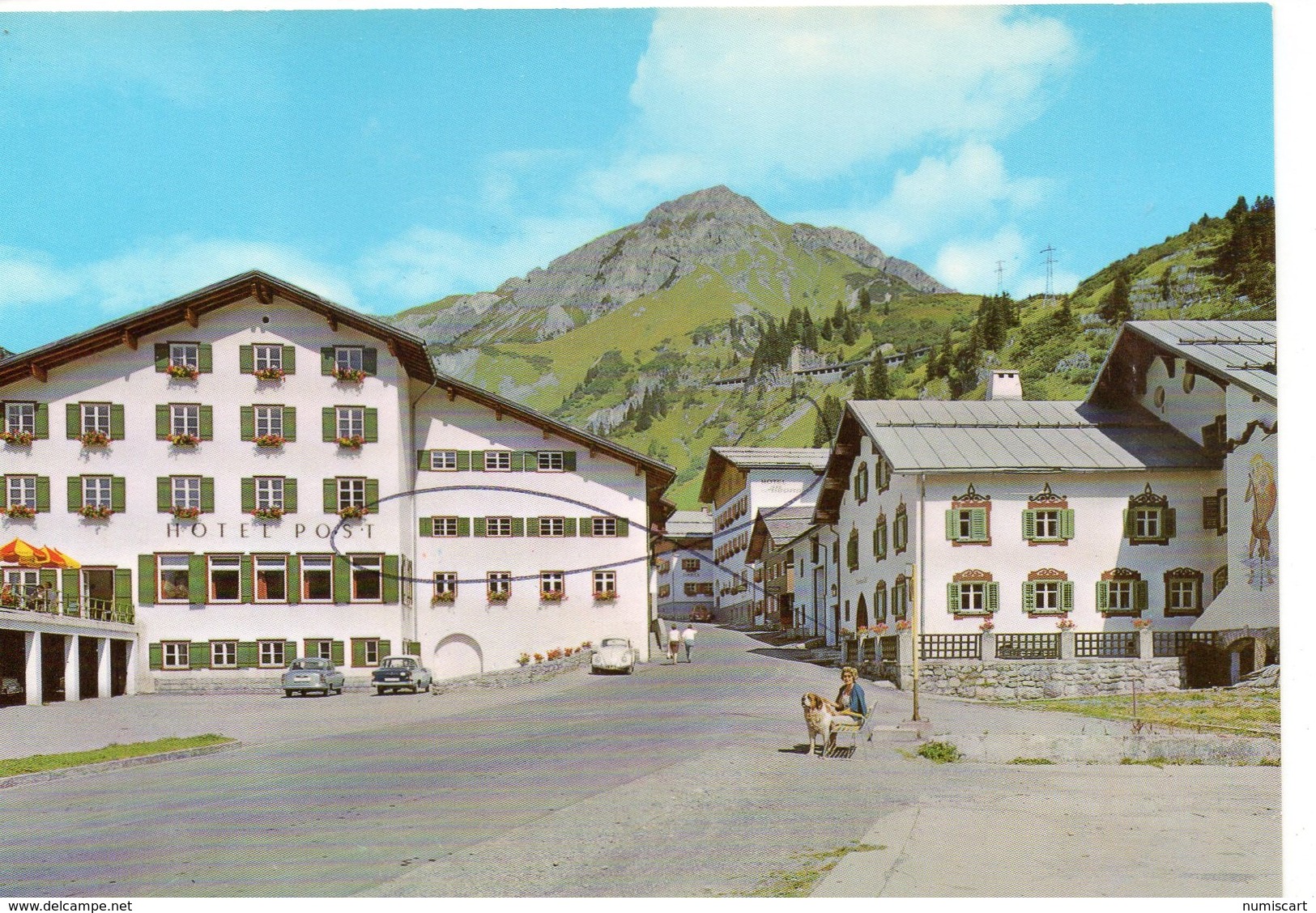 Stuben Am Arlberg Animée Hôtel Post Voiture - Stuben