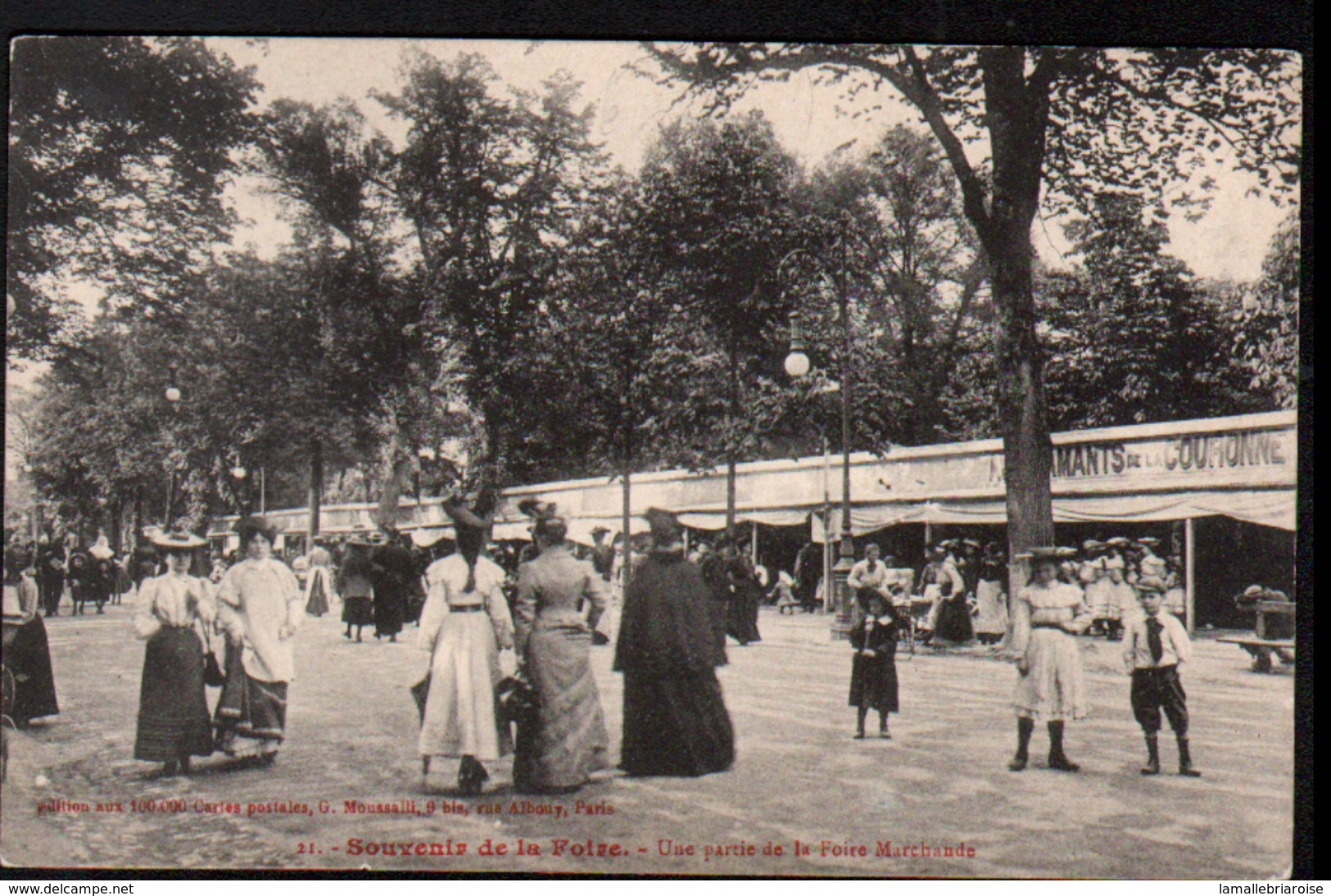 54, Nancy, Souvenir De La Foire, Une Partie De Lafoire Marchande - Nancy