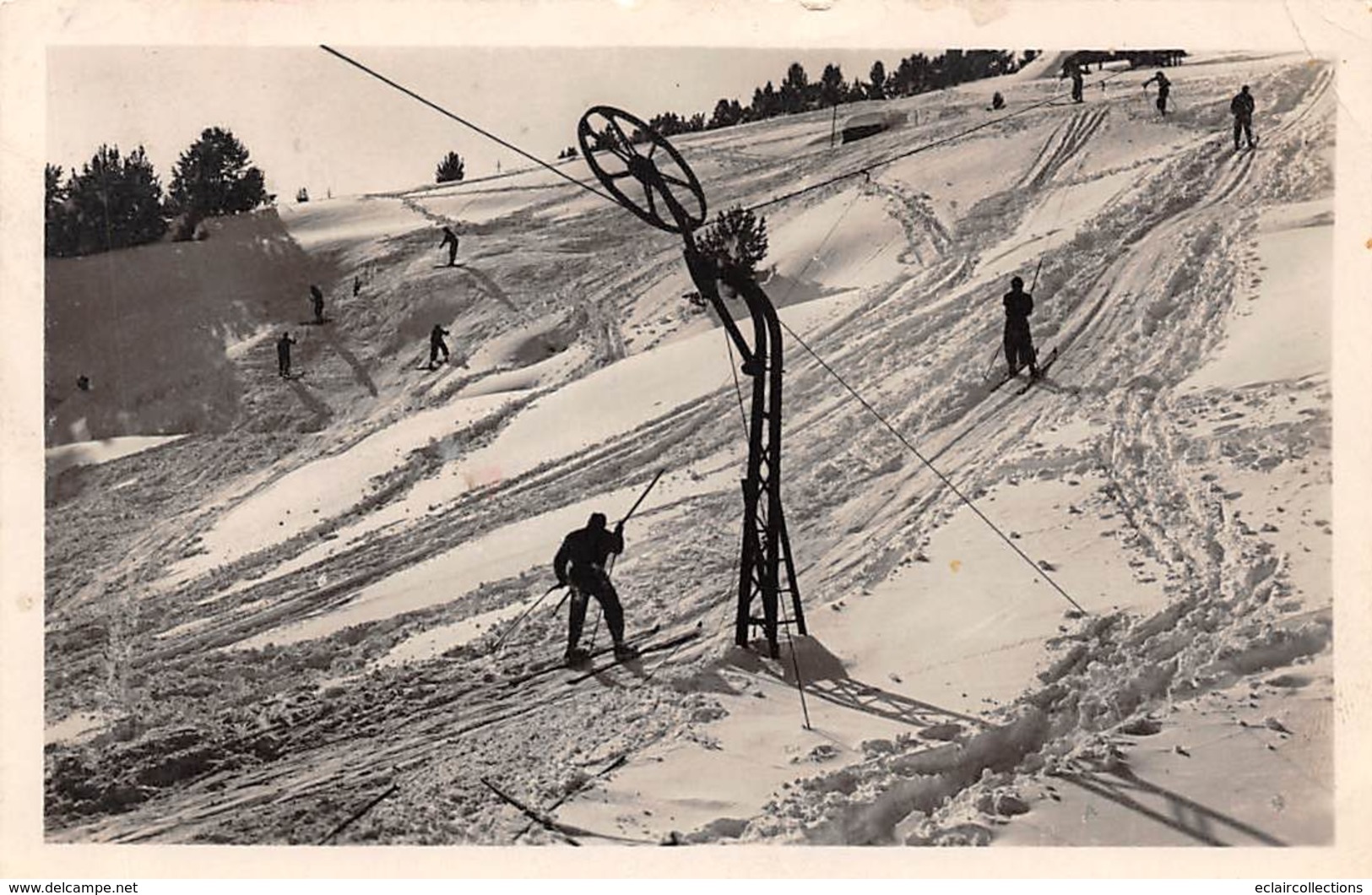 Font-Romeu        66         Le Remonte-pente Du Mazerat              (voir Scan) - Autres & Non Classés