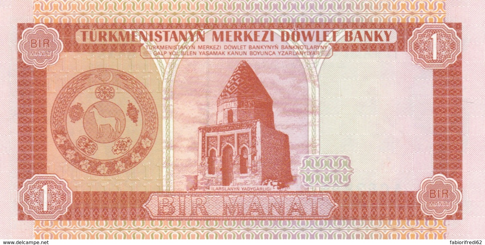 BANCONOTA - TURKMENISTAN 1- UNC (BN290 - Turkménistan