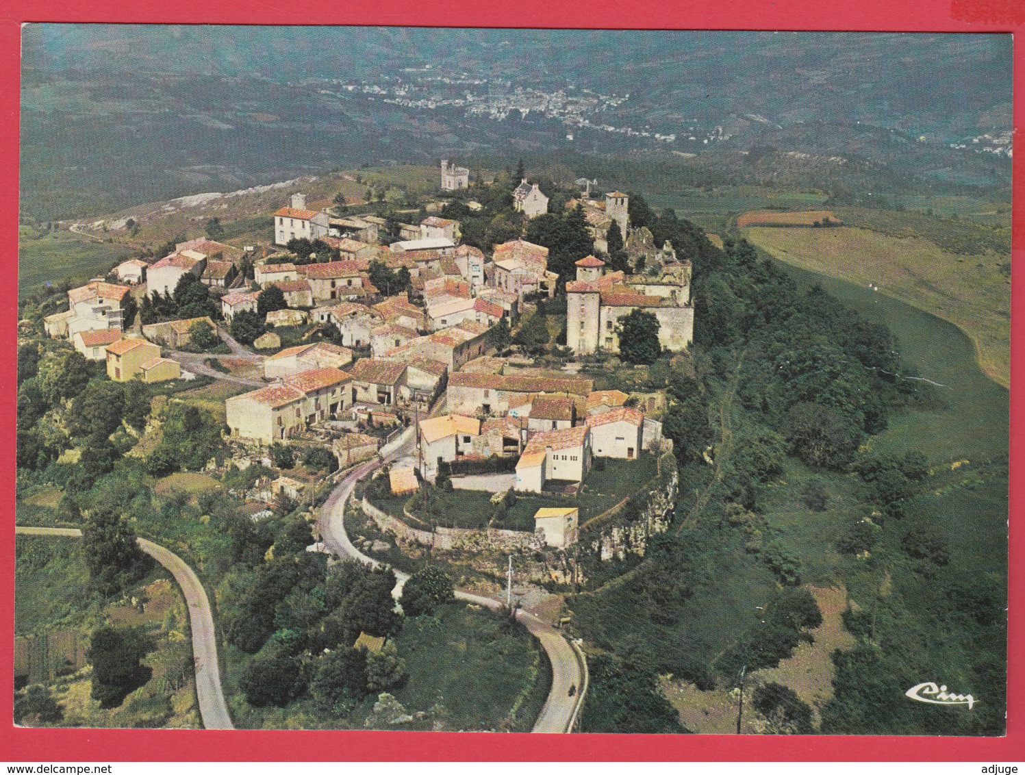 CPM*11- RENNES-Le-CHÂTEAU - Vue Générale Aérienne *SUP *2 SCANS - Autres & Non Classés