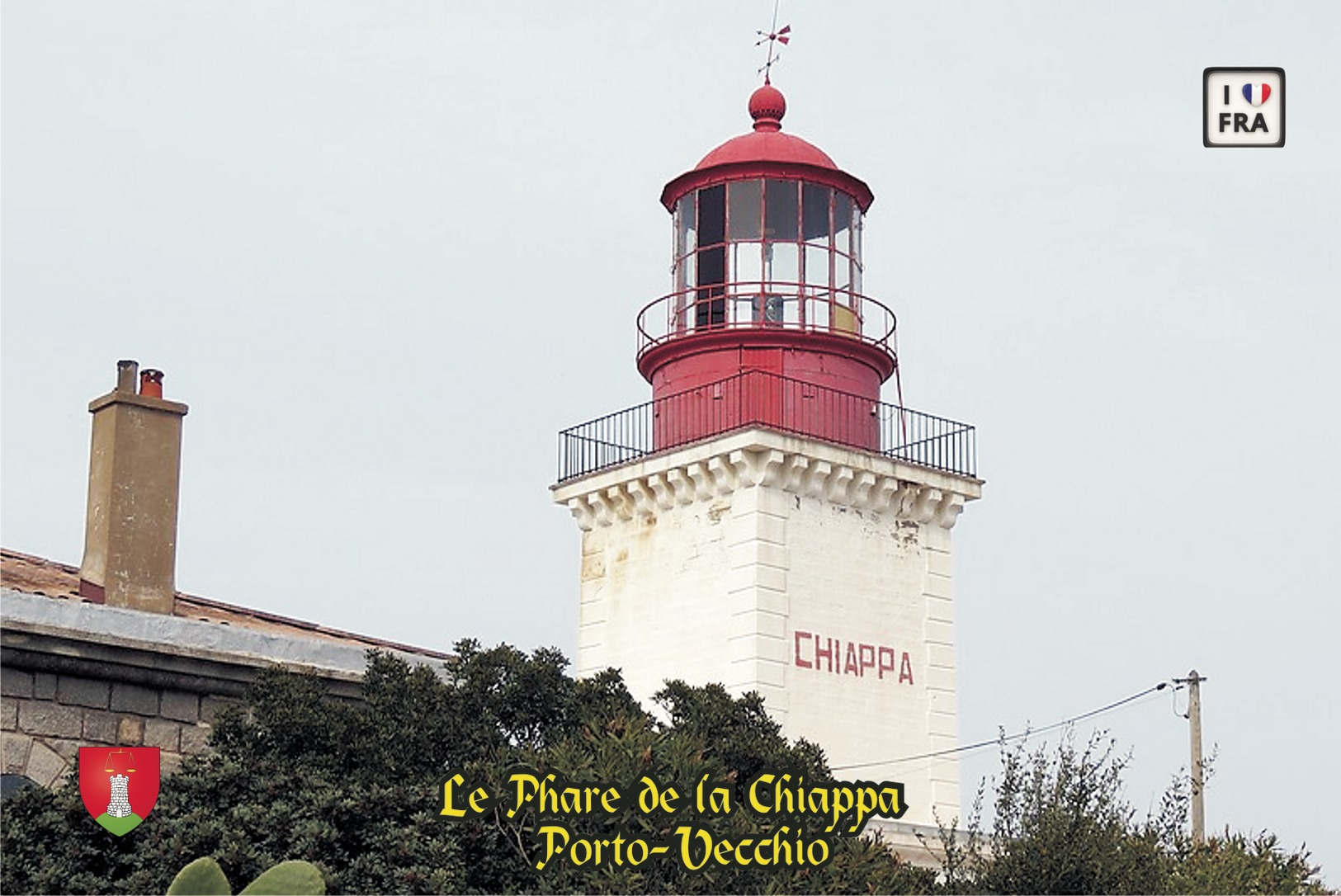 Set 6 Cartes Postales, Phares, Lighthouses Of Europe, France, Porto-Vecchio, Le Phare De La Chiappa - Fari