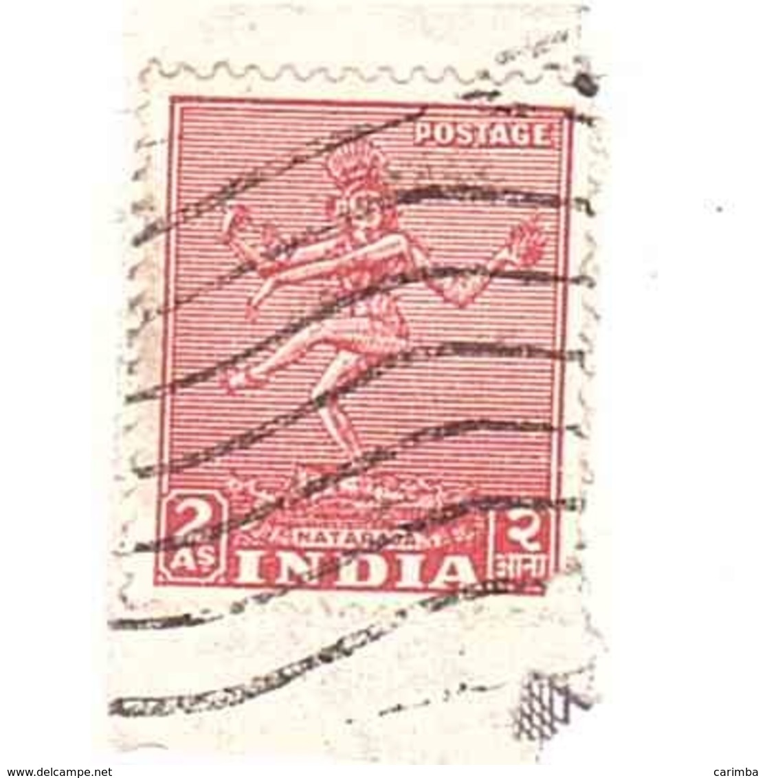 2 AS NATARAJA - Used Stamps