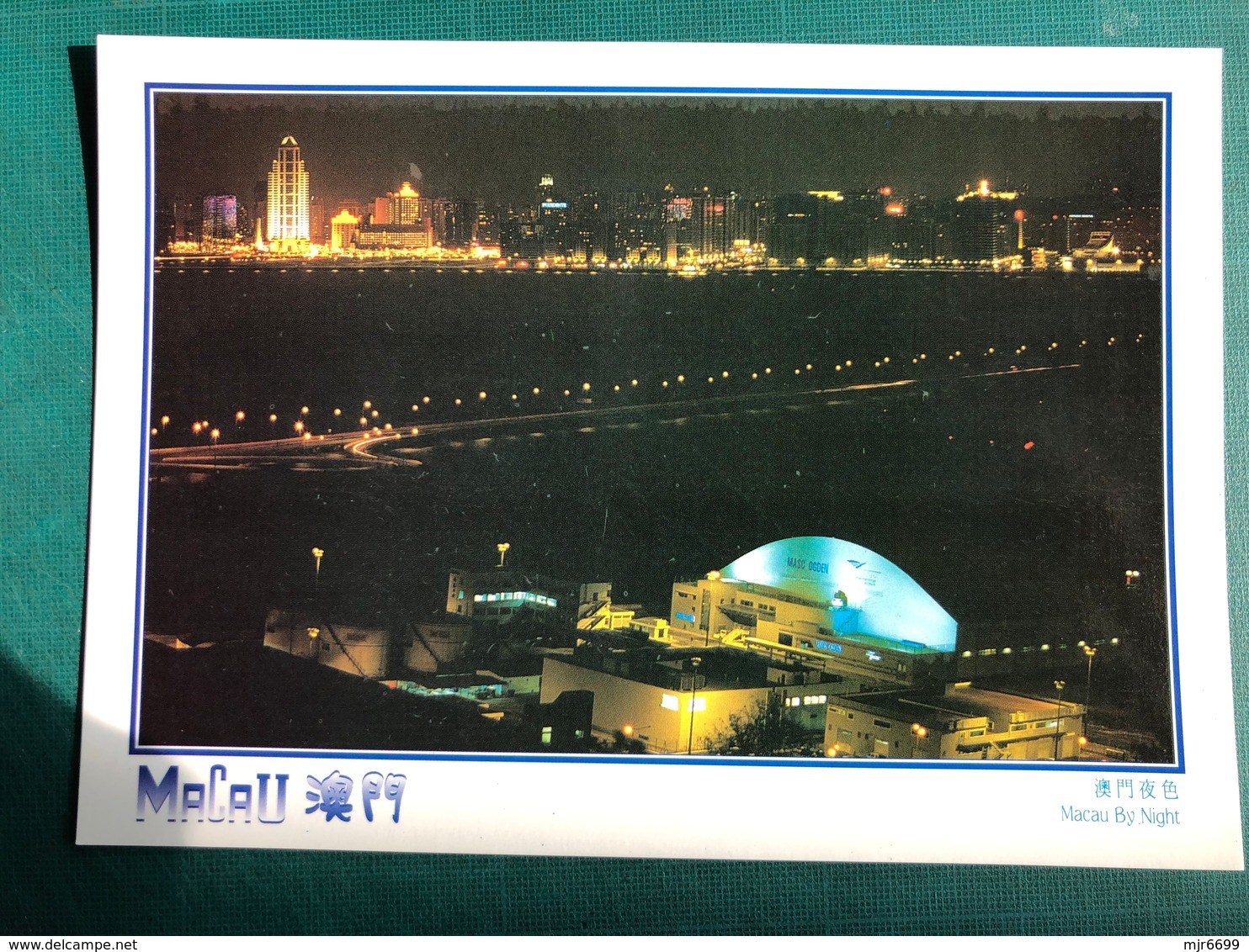 MACAU BEFORE 1999 A NIGHT VIEW FROM THE MACAU INTERNATIONAL AIRPORT - Macau