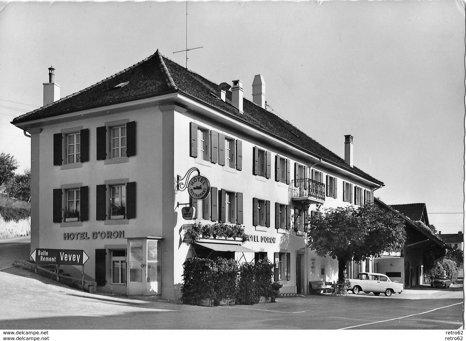ORON-LA-VILLE → Hotel D'Oron Mit Oldtimer Davor, Karte Ca.1965 - Oron