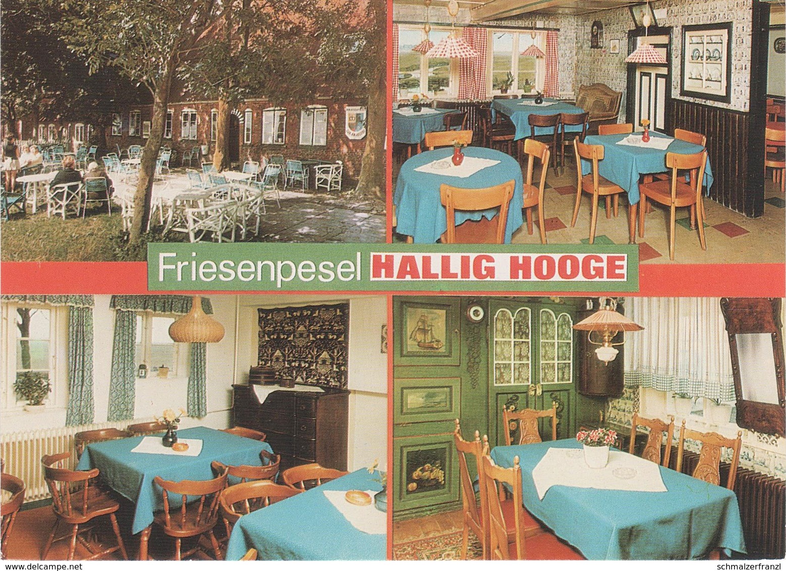 AK Hallig Hooge Gaststätte Friesenpesel Backenswarft Nordfriesland Wattenmeer Halligen A Pellworm Föhr Amrum Nordstrand - Halligen