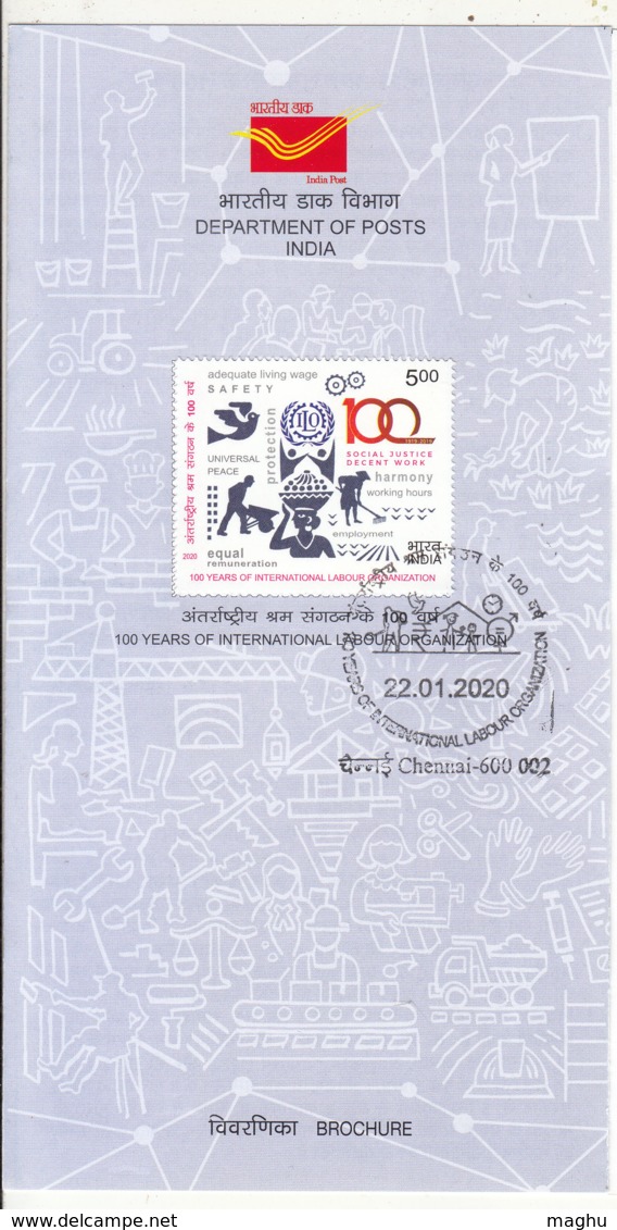 Stamped Info., ILO International Labour Organization, Job, Dove Bird, Women, Clock, Mineral, Computer, Truck, Computer, - OIT