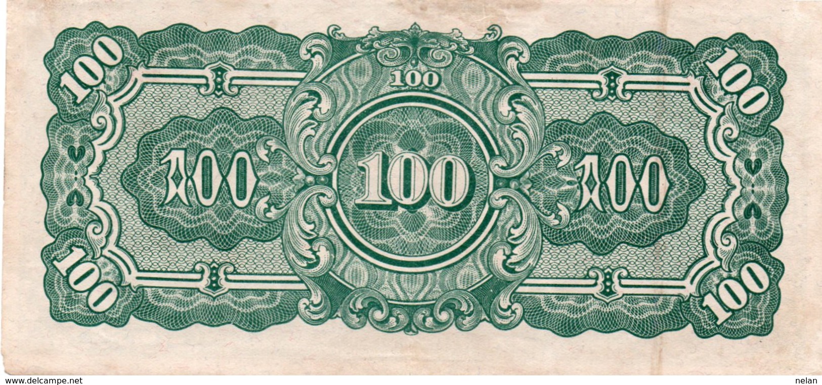 BURMA-BIRMANIA 100 RUPEES 1944  P-17 - Altri – Asia