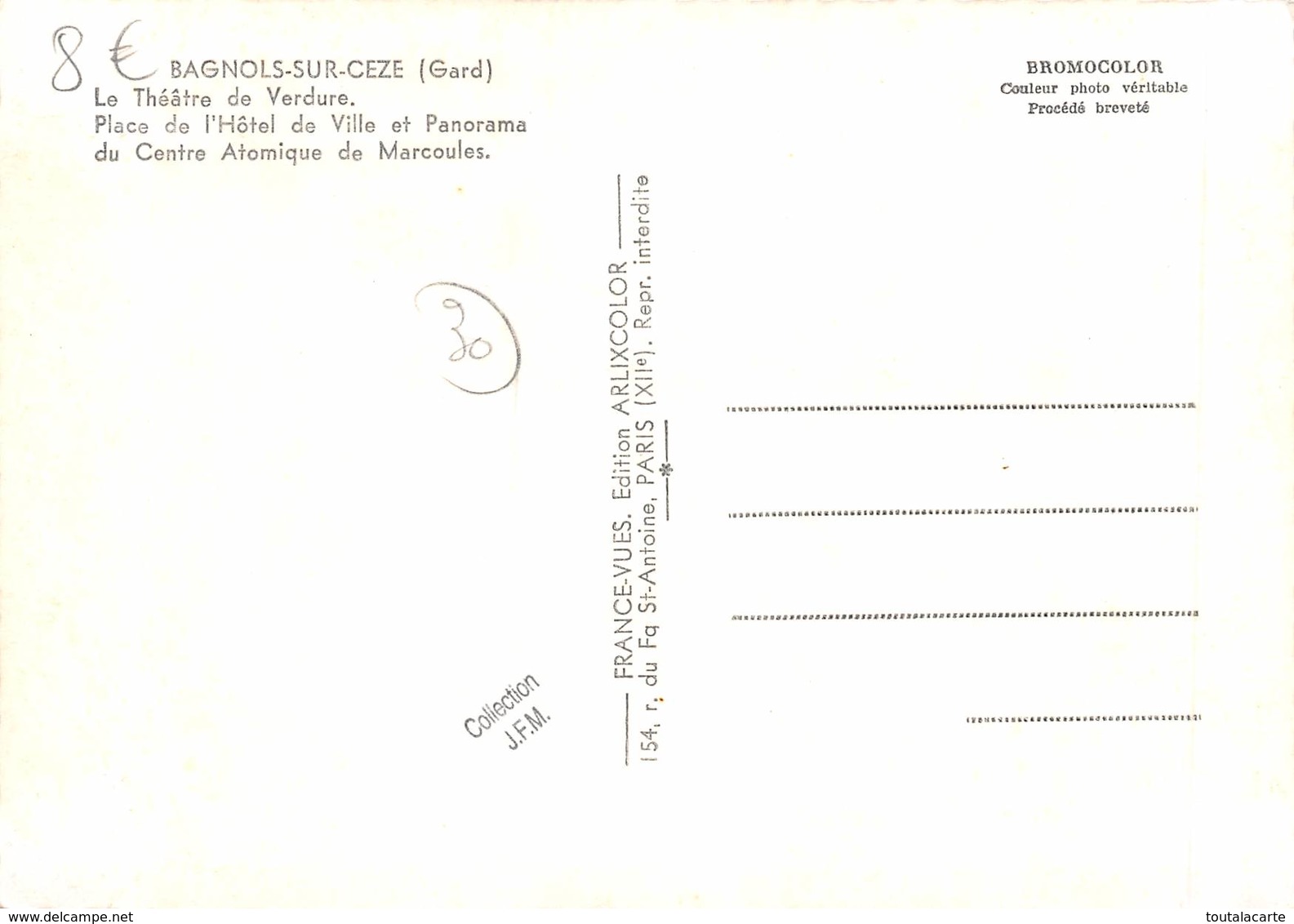 CPSM 30  BAGNOLS SUR CEZE MULTI VUES   Grand Format  15 X 10,5 Cm - Bagnols-sur-Cèze