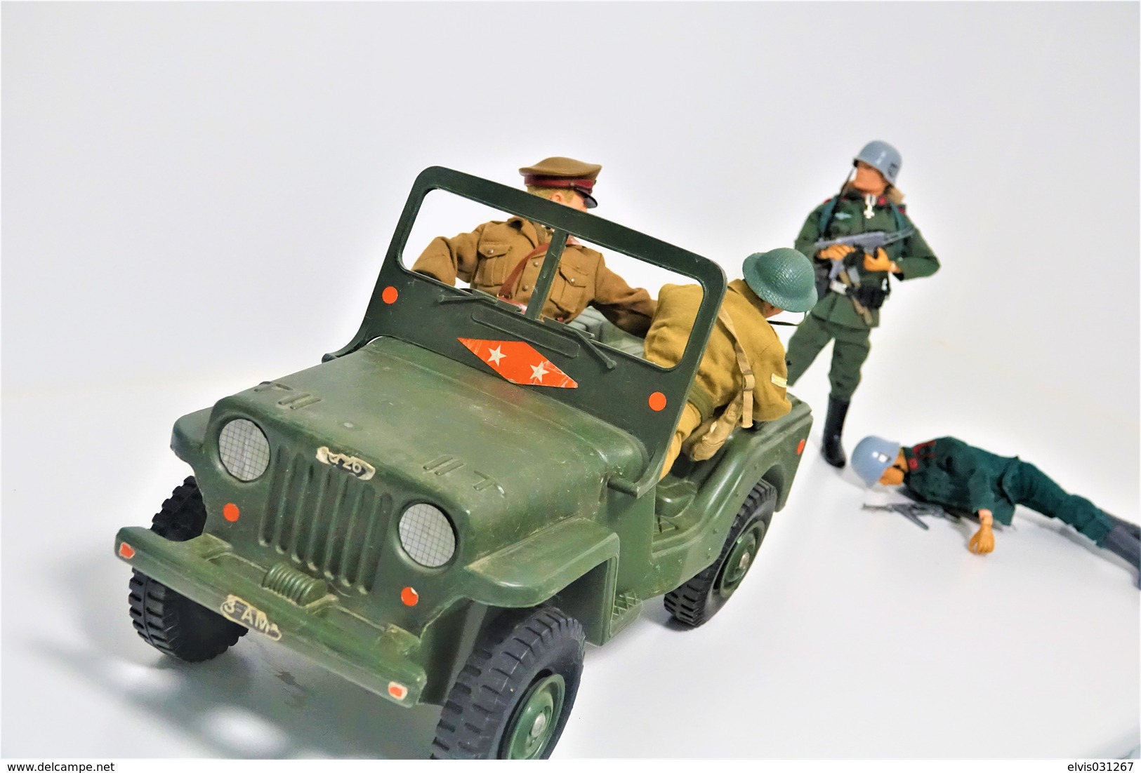 Vintage ACTION MAN : JEEP - Original Hasbro 1970's - Palitoy - GI JOE - Action Man