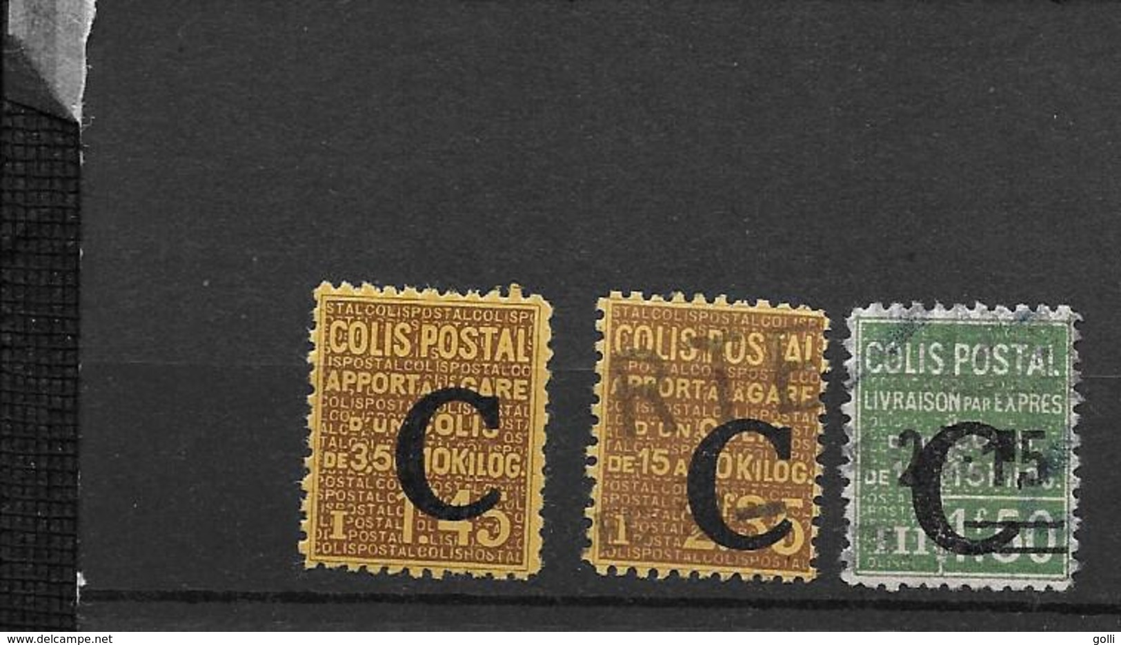 Colis Postaux - 1937 - Usados