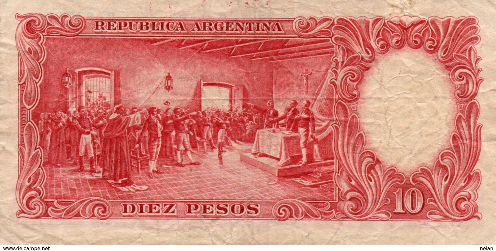 ARGENTINA 5 PESOS 1960 P-270  CIRCOLATED - Argentina