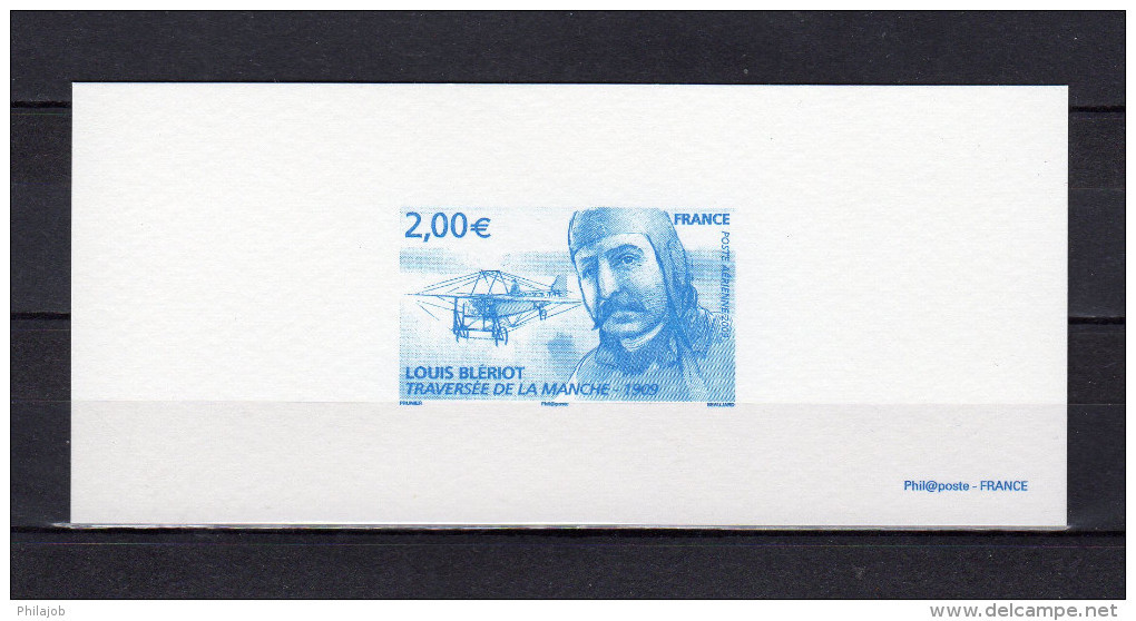 " LOUIS BLERIOT " Sur Gravure Officielle De 2009 N° YT PA 72 En PARFAIT état. - Documents Of Postal Services