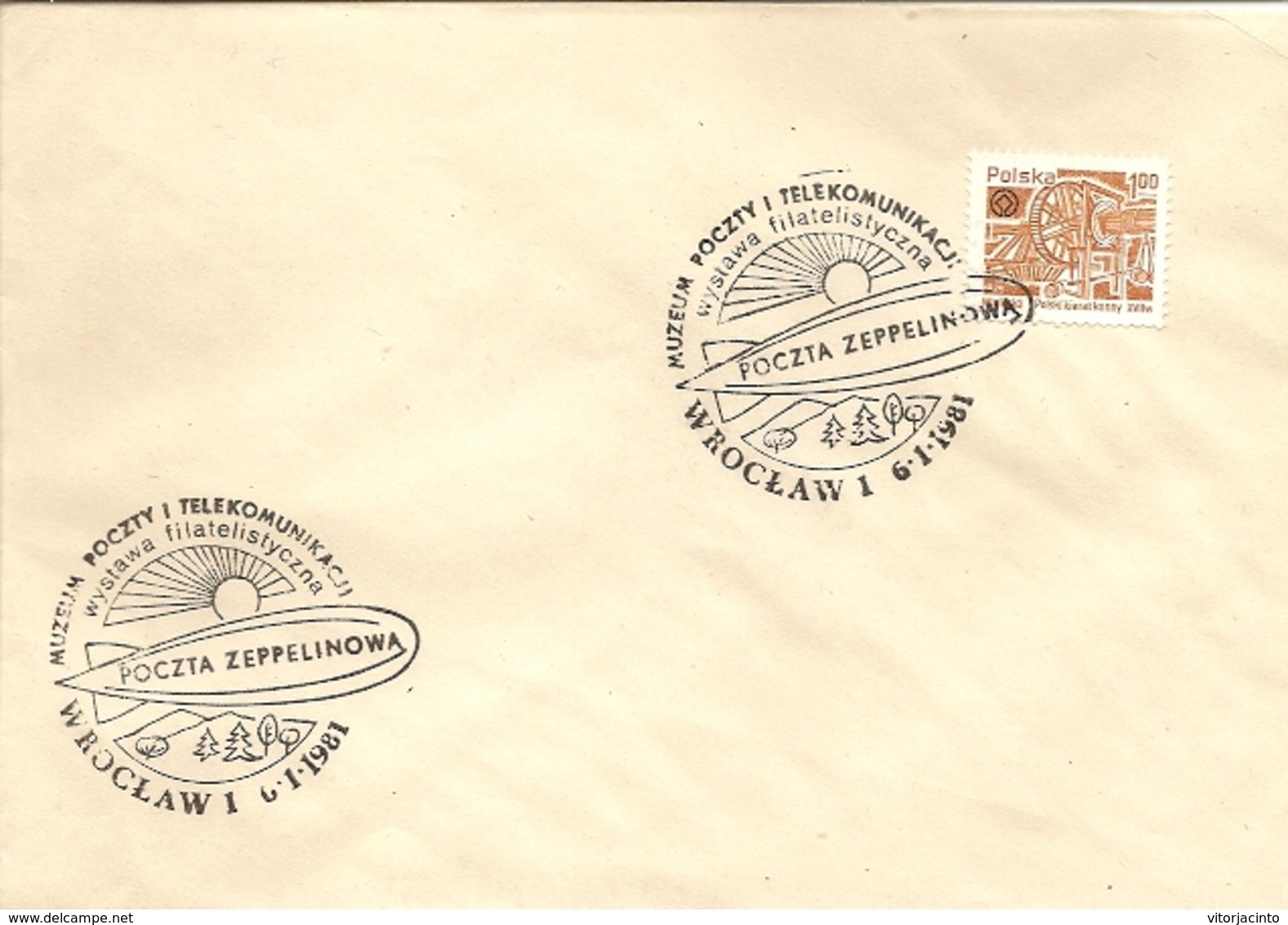 Polska - Postmark - Zeppelin Transport - Europe