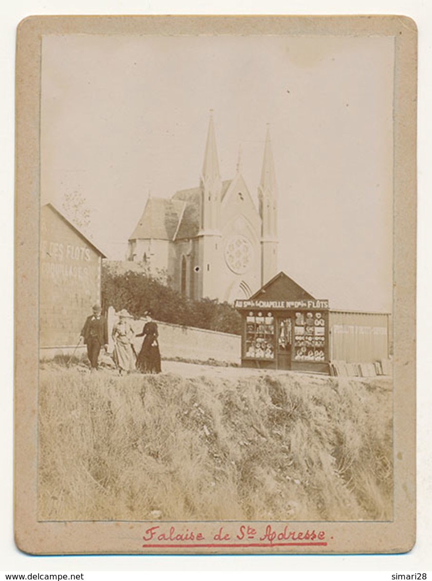 STE ADRESSE - FALAISE DE STE ADRESSE  (DIM 9 X 12) - Old (before 1900)