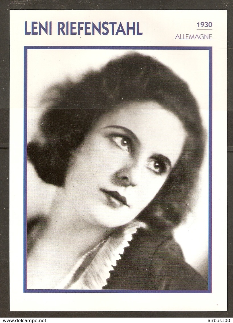 PORTRAIT DE STAR 1930 ALLEMAGNE - ACTRICE LENI RIEFENSTAHL - GERMANY ACTRESS CINEMA FILM PHOTO - Fotos